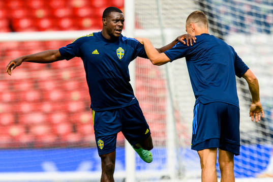 Ken Sema of the Swedish national football team at a