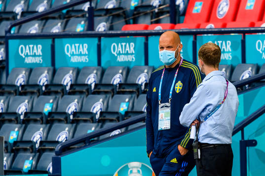 Press officer Jakob Kakembo Andersson of the Swedish