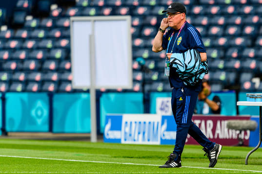 Head coach Janne Andersson of the Swedish national football