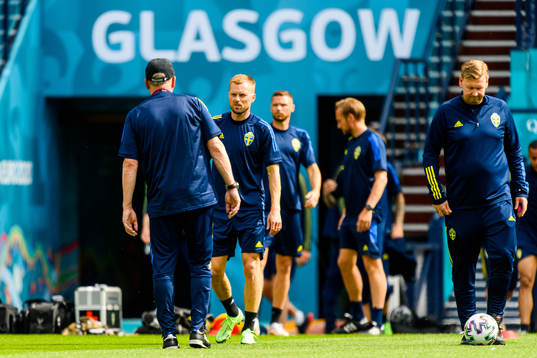 Sebastian Larsson of the Swedish national football team at