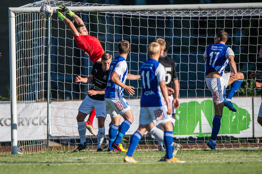 Sölvesborgs målvakt Anton Kjelsson