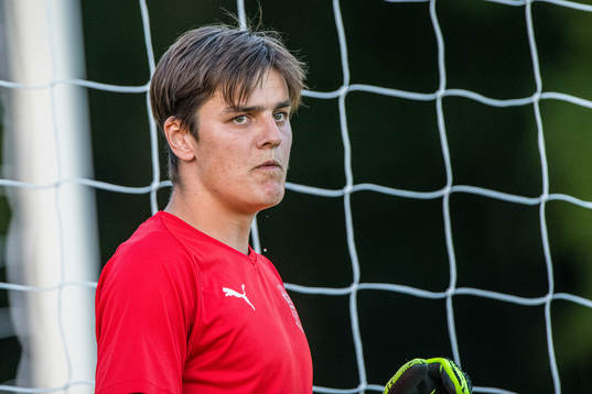 Sölvesborgs målvakt Anton Kjelsson