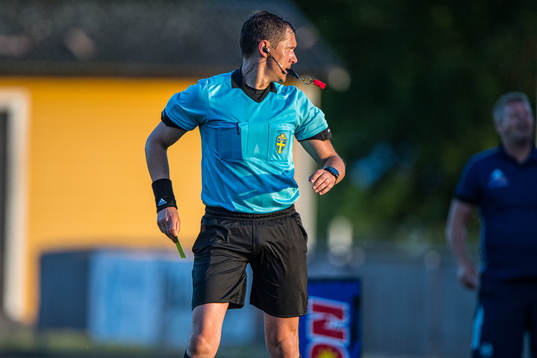 Domare Gheorghe Piscoran visar gult kort
