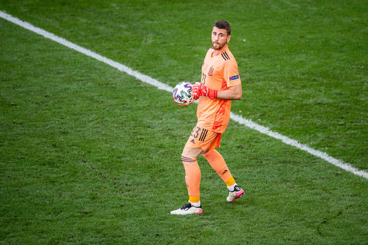 Goalkeeper Unai Simon of Spain