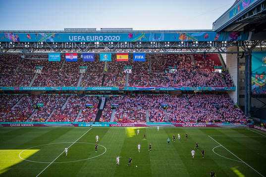 General view of Parken Stadium