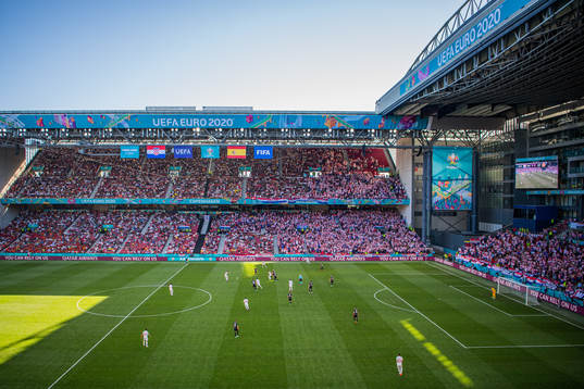 General view of Parken Stadium