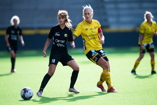 Brämhults Ida Diez Lagula och Elfsborgs Ellen Larsson