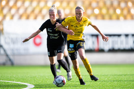 Brämhults Johanna Wikander och Elfsborgs Matilda Ståhlbom