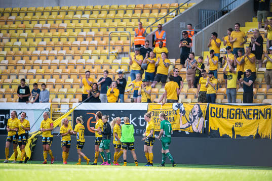 Elfsborgs spelare tackar publiken