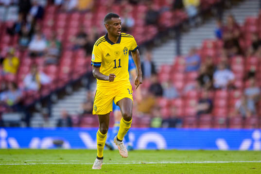 Alexander Isak of Sweden