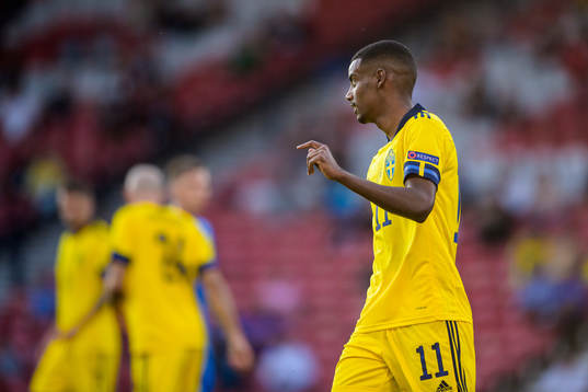 Alexander Isak of Sweden