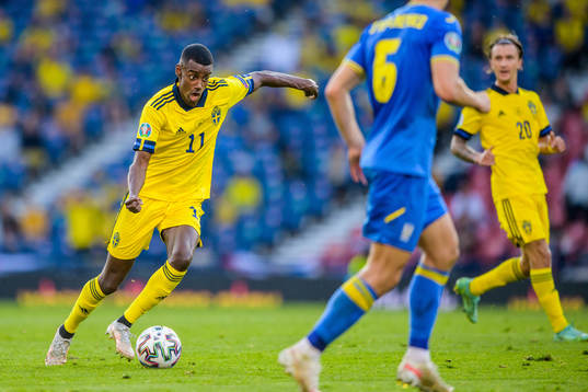 Alexander Isak of Sweden