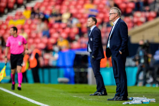 head coach Janne Andersson of Sweden