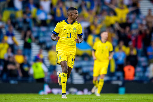 Alexander Isak of Sweden