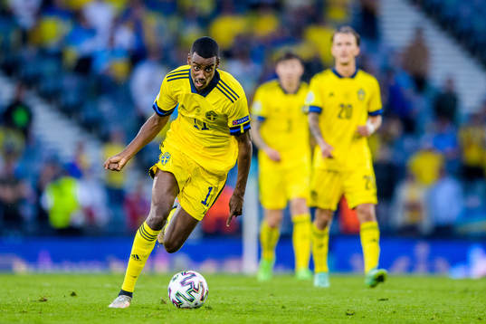 Alexander Isak of Sweden