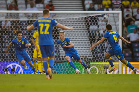 Mykola Shaparenko, Oleksandr Zinchenko and Taras Stepanenko