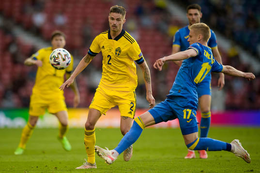 Mikael Lustig of Sweden and Oleksandr Zinchenko of Ukraine