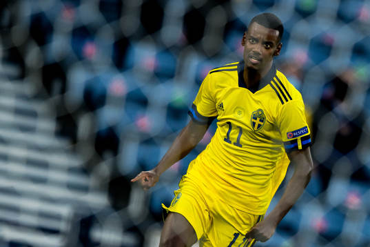 Alexander Isak of Sweden