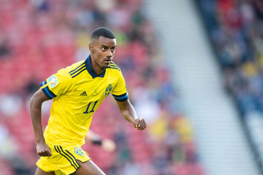 Alexander Isak of Sweden