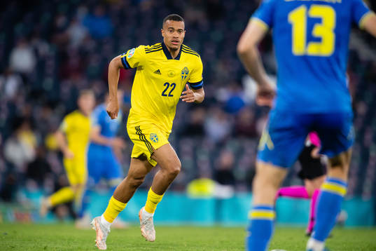 Robin Quaison of Sweden