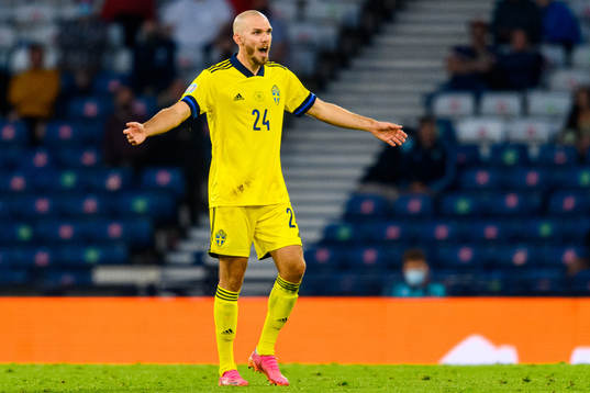 Marcus Danielson of Sweden reacts
