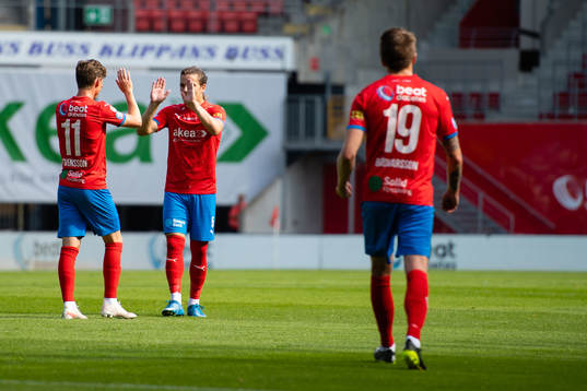 Helsingborgs Max Svensson  och Brandur Hendriksson Olsen