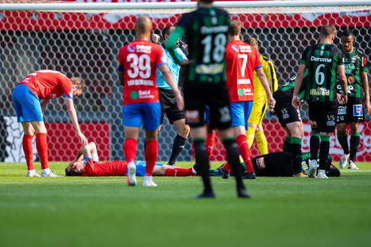 Helsingborgs Bödvar Bödvarsson och Varbergs Oliver