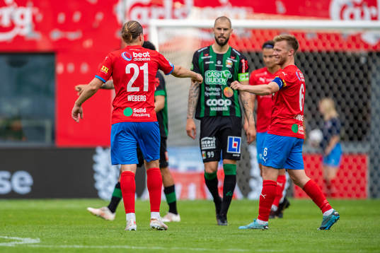 Helsingborgs Andreas Landgren jublar