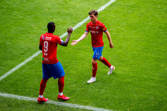 Helsingborgs Alhaji Gero blir inbytt och Max Svensson utgår