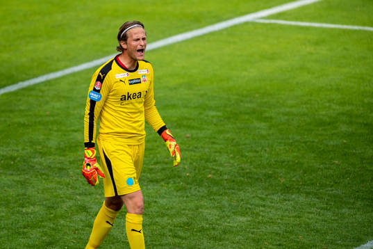 Helsingborgs målvakt Anders Lindegaard