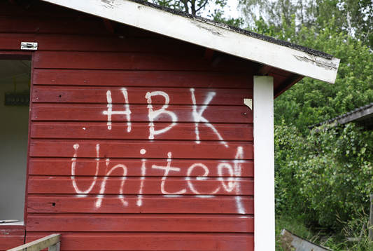 Klotter på en vägg