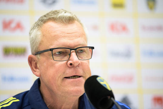 Head coach Janne Andersson of the Swedish national football