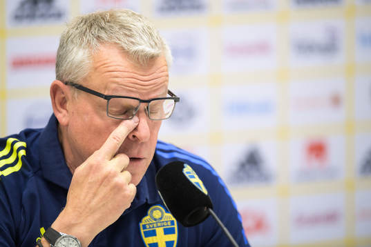 Head coach Janne Andersson of the Swedish national football