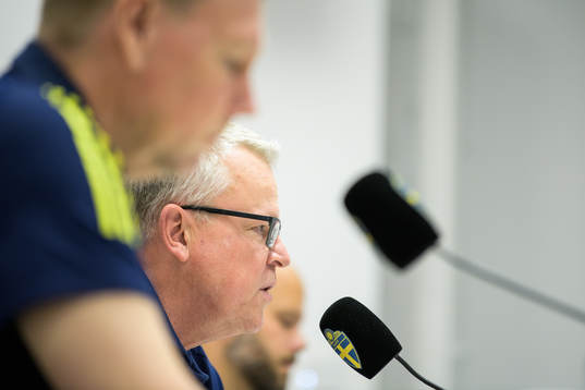 Head coach Janne Andersson of the Swedish national football