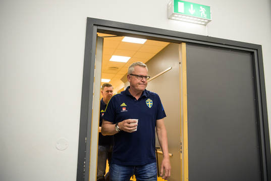 Head coach Janne Andersson of the Swedish national football