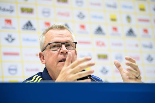 Head coach Janne Andersson of the Swedish national football