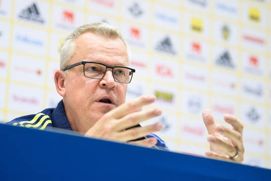 Head coach Janne Andersson of the Swedish national football