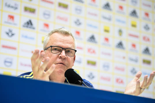 Head coach Janne Andersson of the Swedish national football