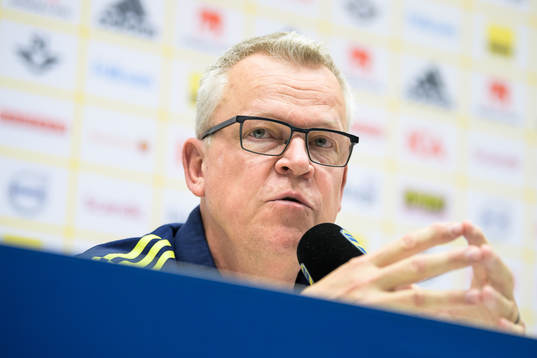 Head coach Janne Andersson of the Swedish national football