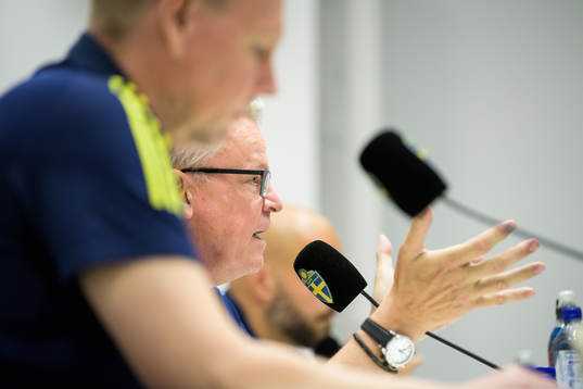 Head coach Janne Andersson of the Swedish national football