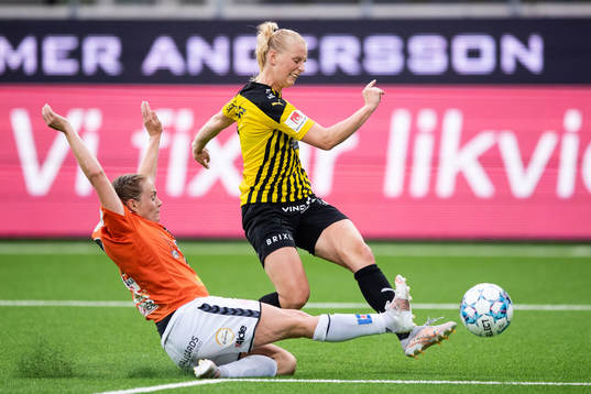 Kristianstads Sif Atladóttir och Häckens Stina