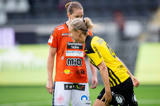 Häckens Emma Kullberg jublar
