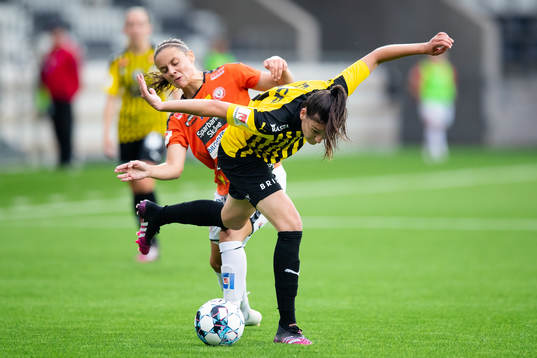 Kristianstads Alice Nilsson och Häckens Anna Julia Csiki
