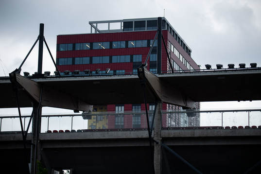 Exteriör av Visma Arena