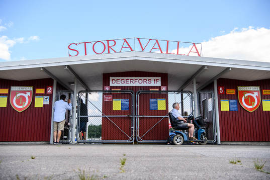 Exteriör vy av Stora Valla