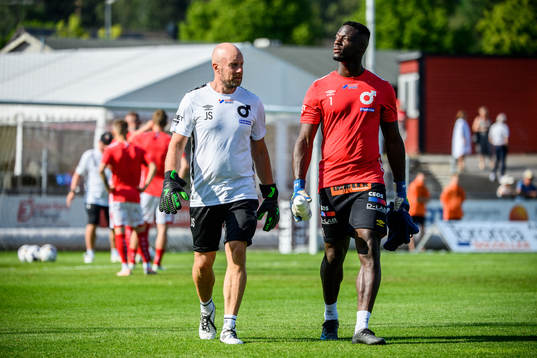 Degerfors målvakt Ismael Diawara