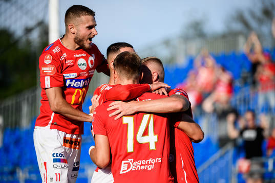 Degerfors Christos Gravius, Victor Edvardsen och Villiam