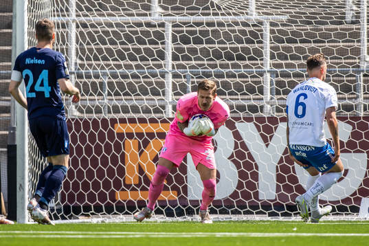 Malmö FFs målvakt Johan Dahlin