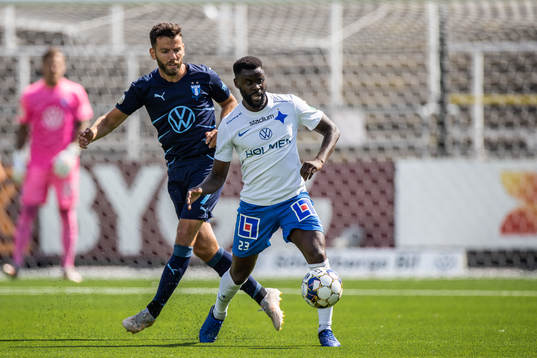 Malmö FFs Erdal Rakip och IFK Norrköpings Maic Sema