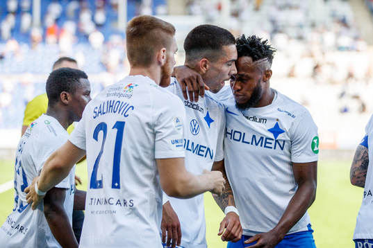 IFK Norrköpings Lucas Lima jublar